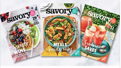 Savory magazine covers