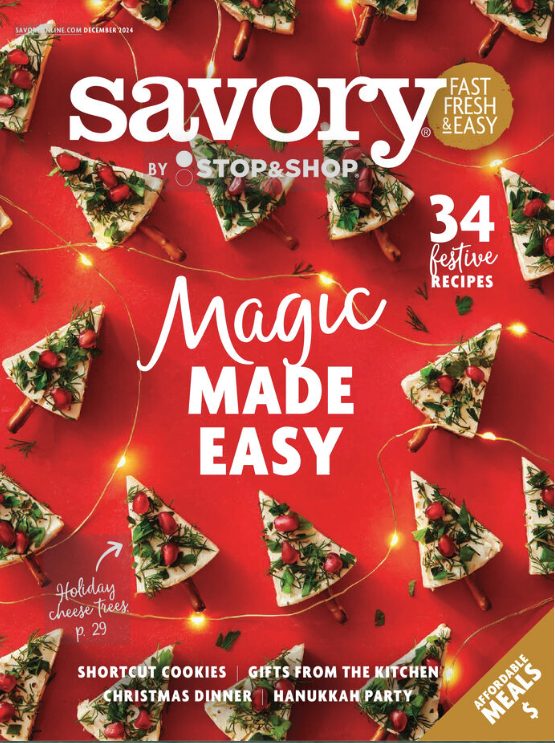Savory holiday magazine cover, Magic Made Easy