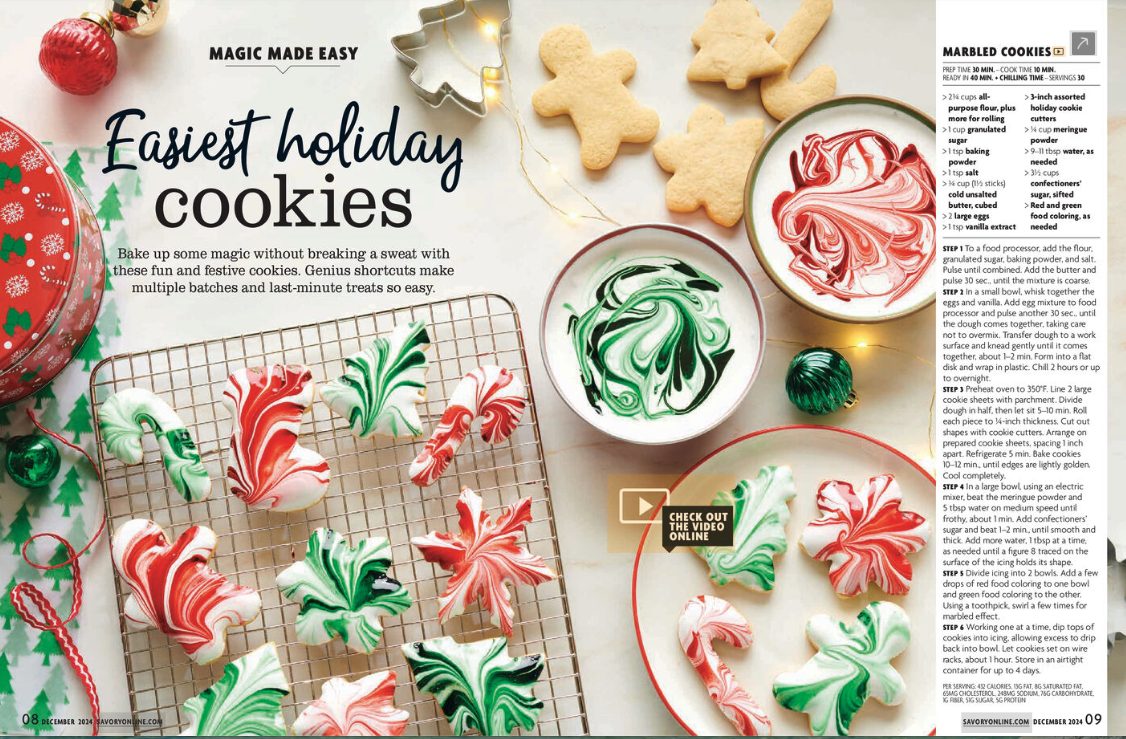 Easiest Holiday Cookies feature spread