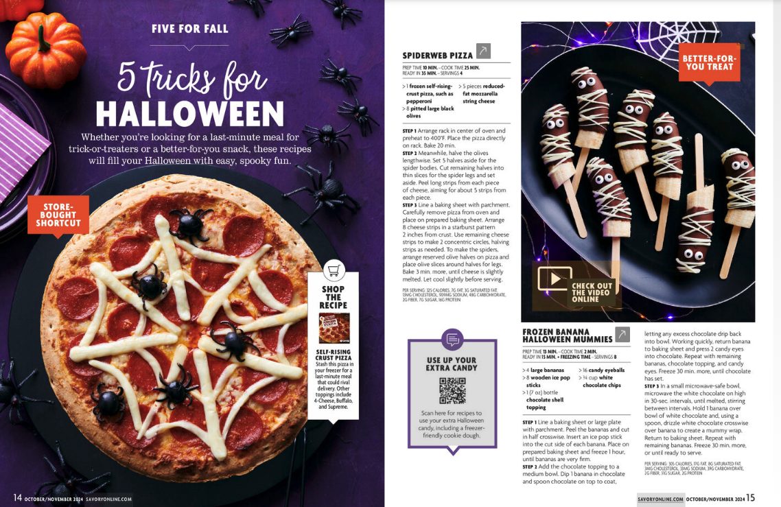 5 Tricks for Halloween feature spread