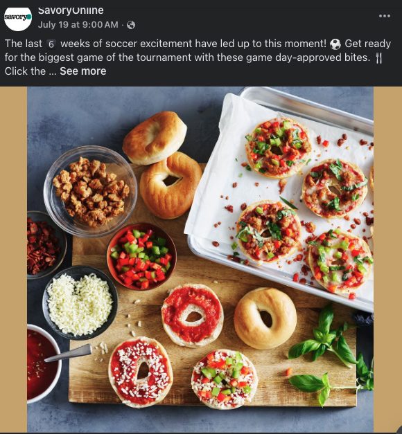 Published recipe clip